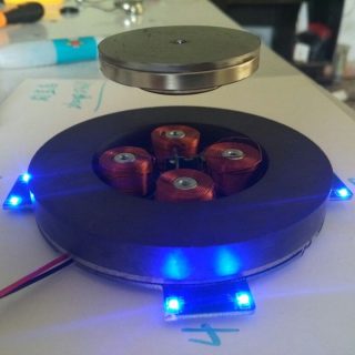 nam châm bay 500gr có led