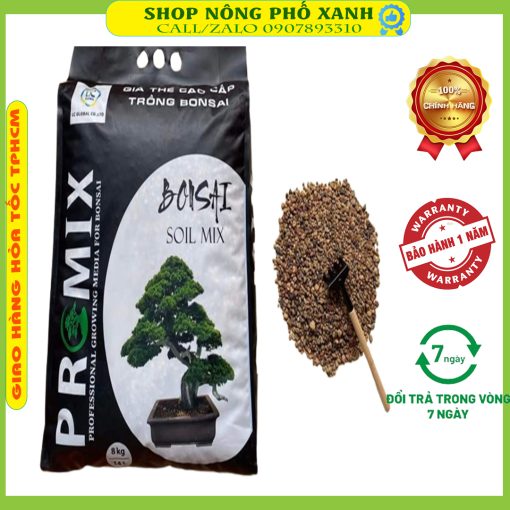 Đất trồng bonsai trộn sẳn cho bonsai chậu, giữ ẩm, thoát nước kích thích rể phát triển túi 1kg